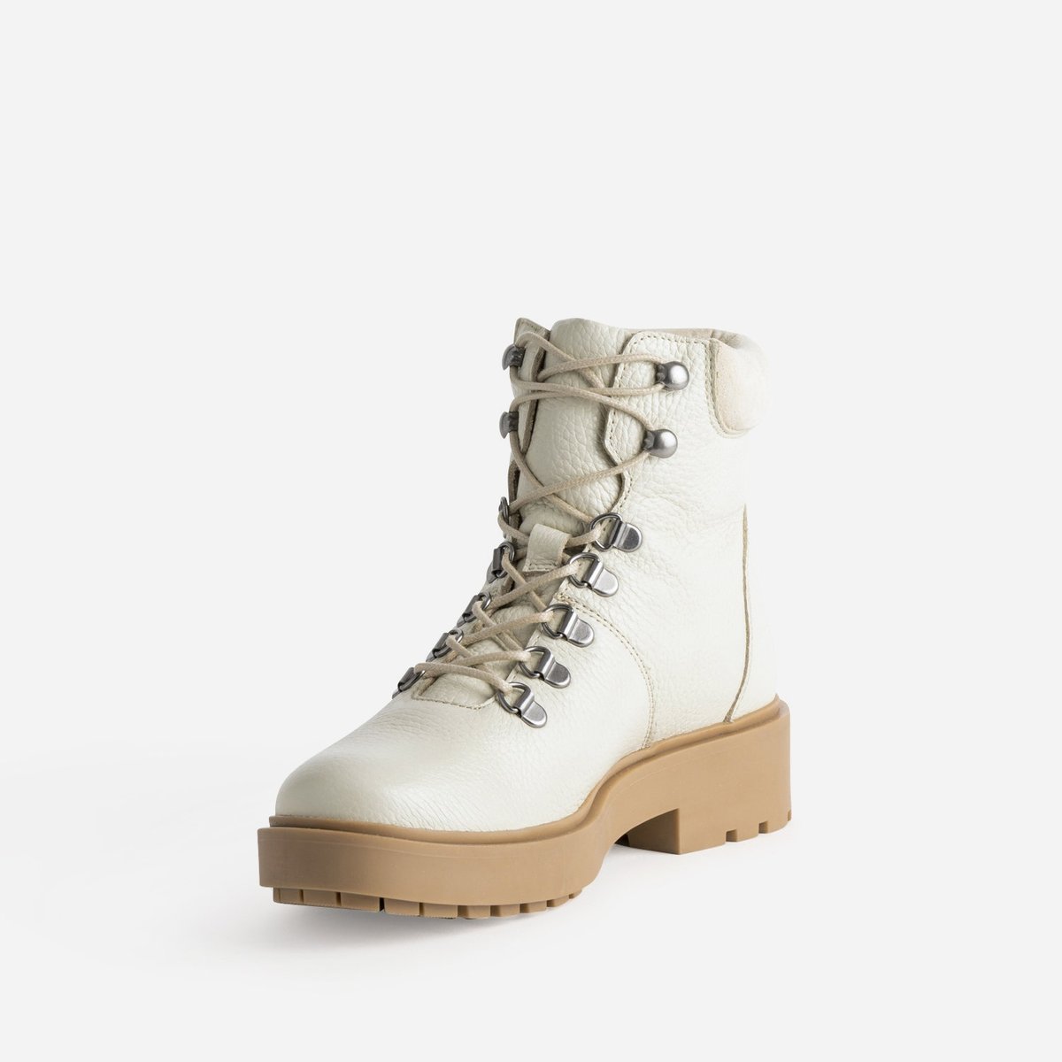 Boots en cuir LINKA ecru, ERAM