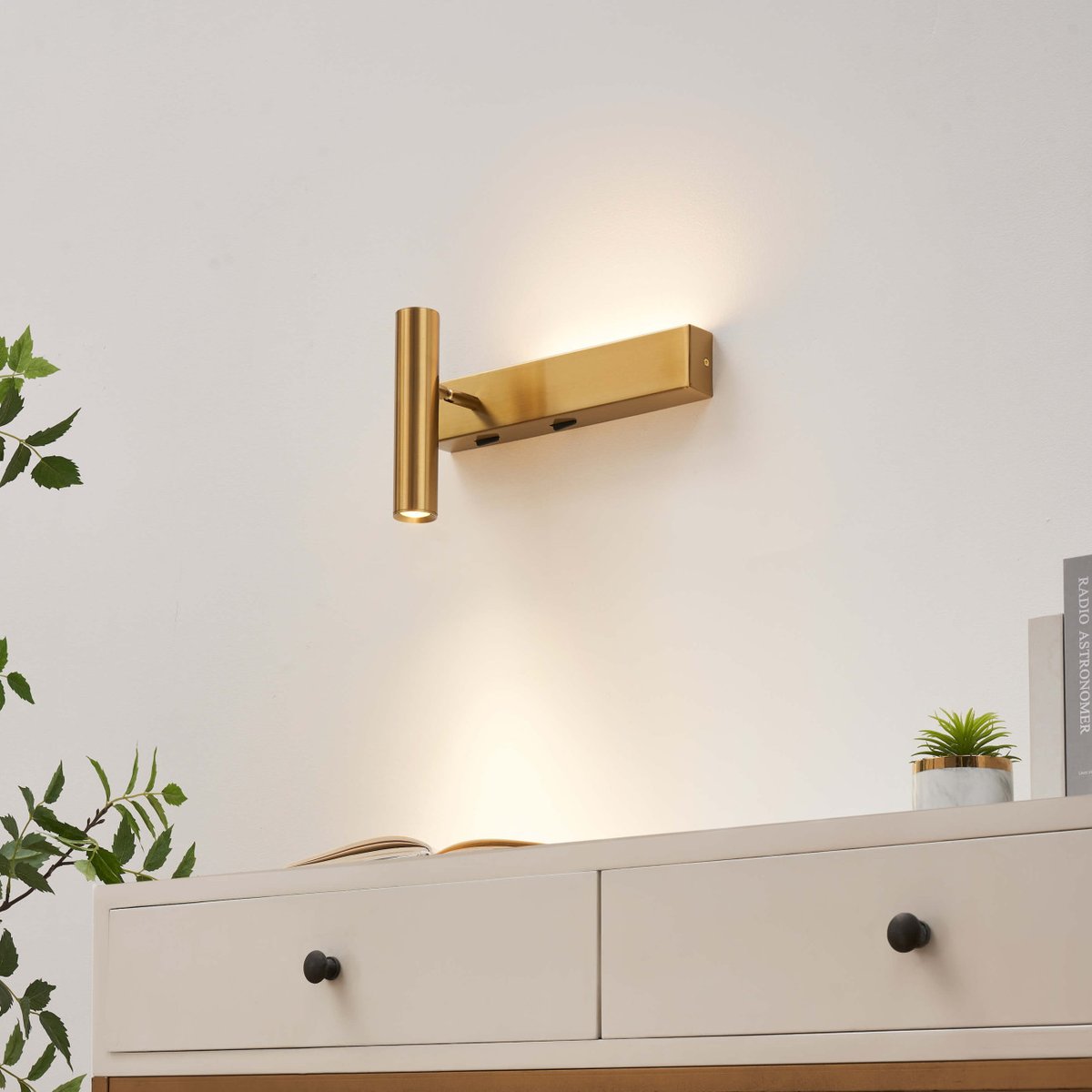Applique LED en laiton gauche - LODVI laiton, KOSILUM