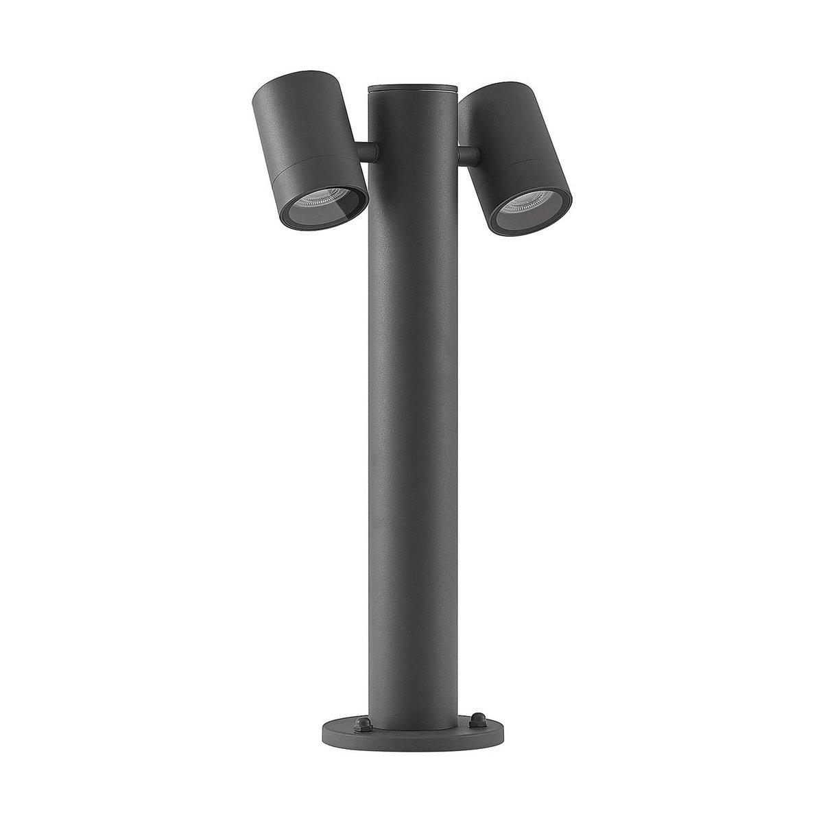 Luminaire extérieur en aluminium moderne gris foncé, LUCANDE