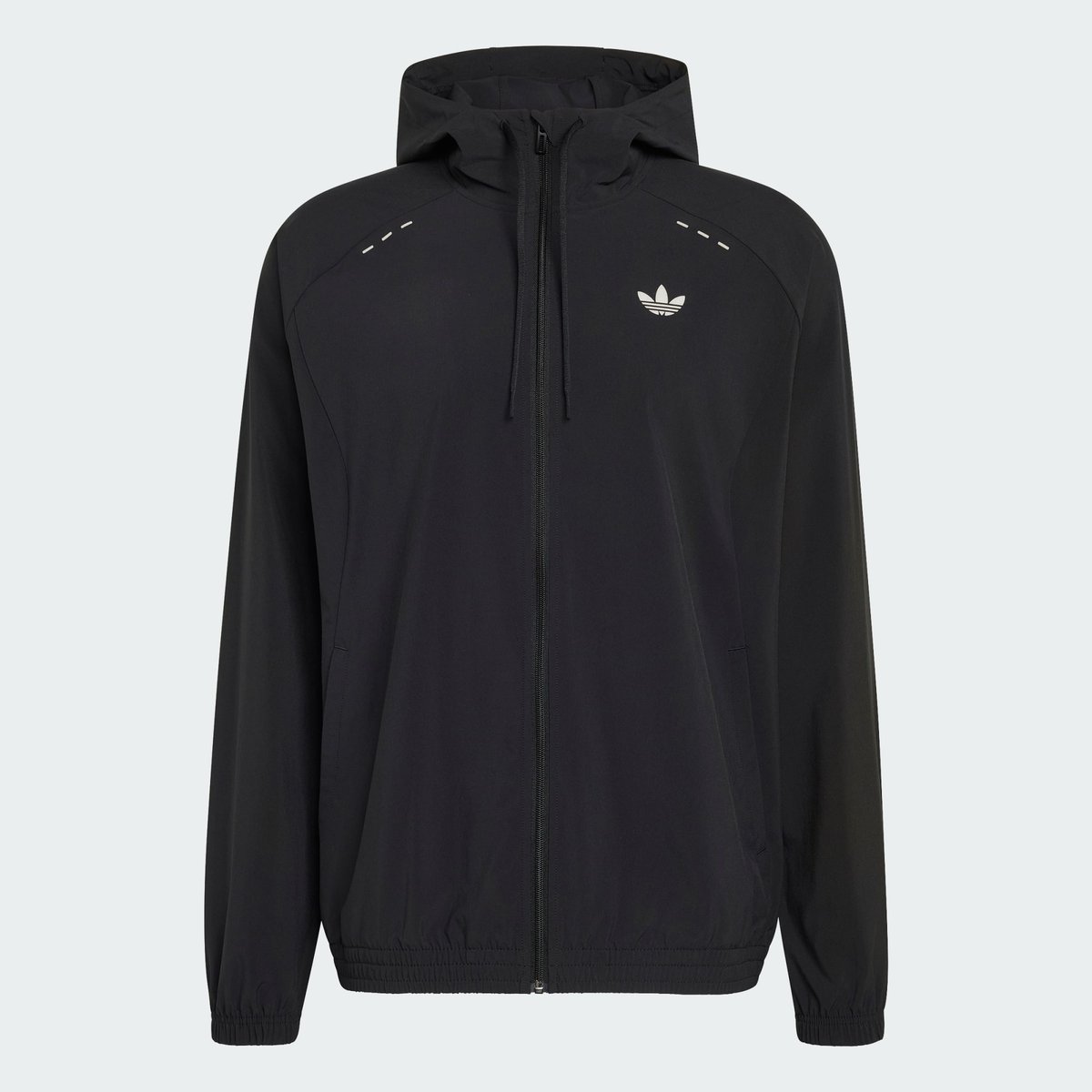 Veste De Survêtement Zip Intégral Capuche Trèfle Tech Essentials Veste De Survêtement Zip Intégral Capuche Trèfle Tech Essentials black, adidas Originals
