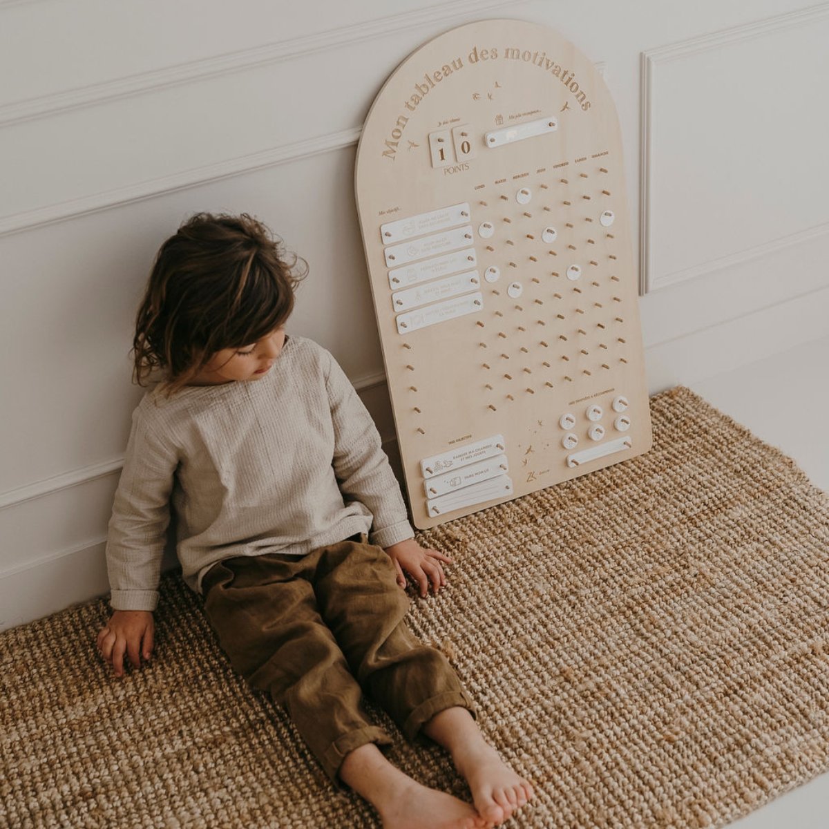 Tableau des motivations beige, ZAKUW
