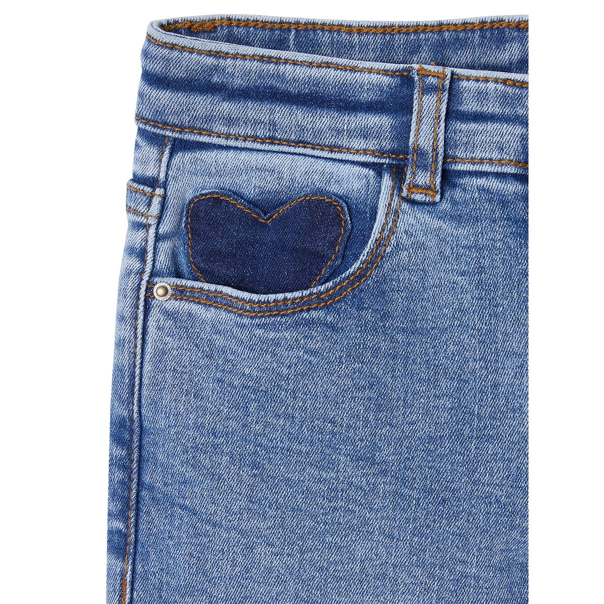 Jean slim morphologik tour de hanches medium bleu moyen, VERTBAUDET