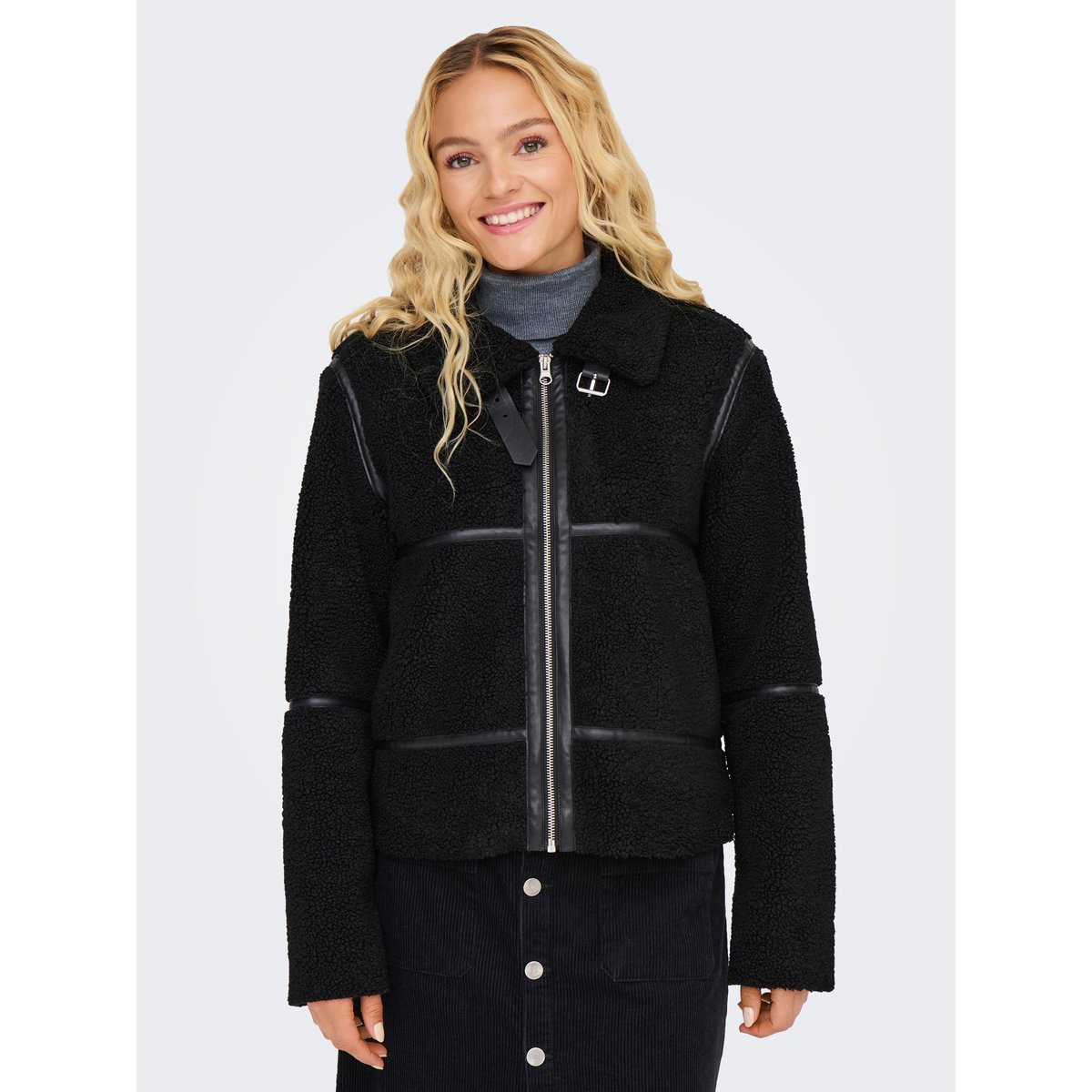 Manteau En Peluche black, JDY