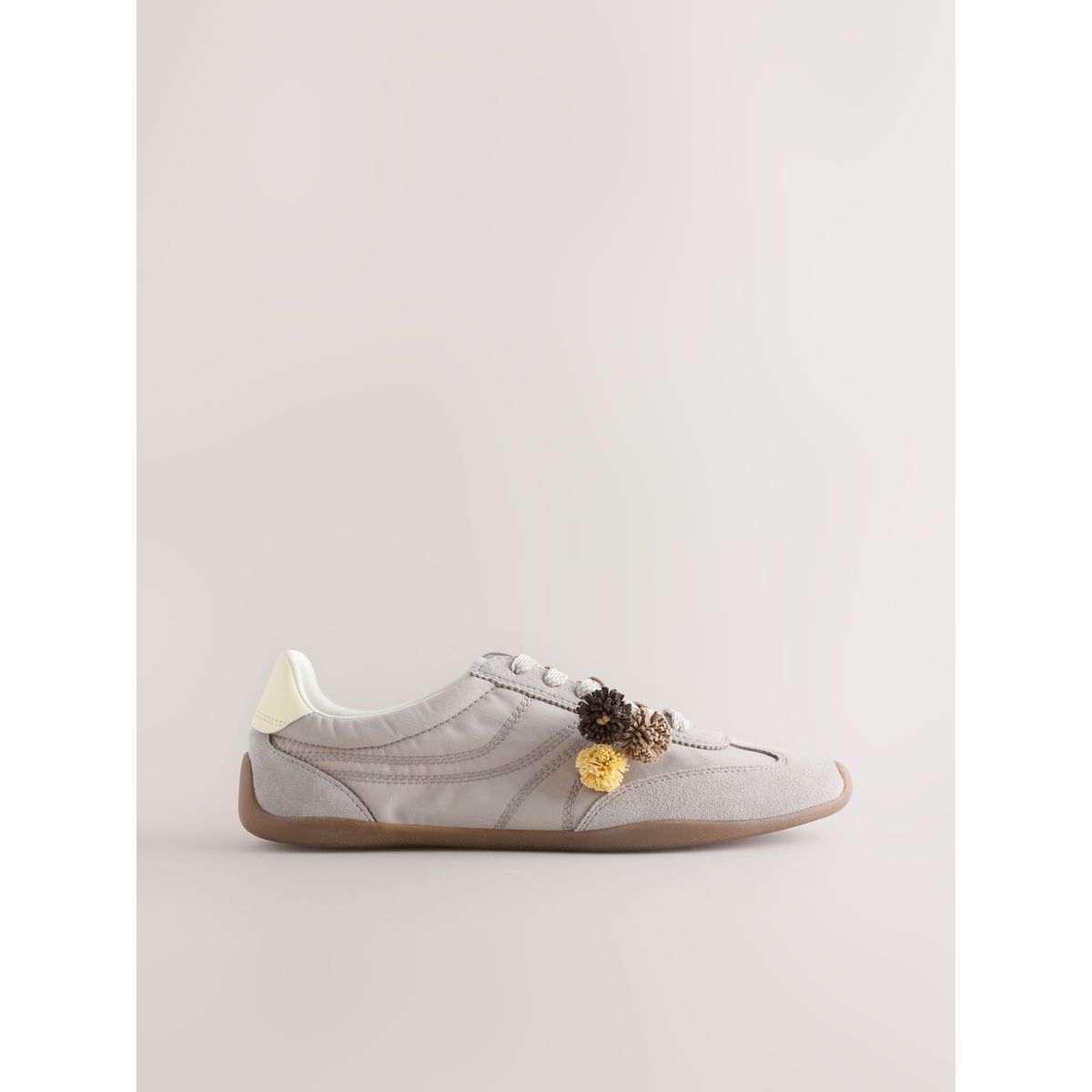 Baskets à lacets et breloques forever comfort mauve pourpre, NEXT