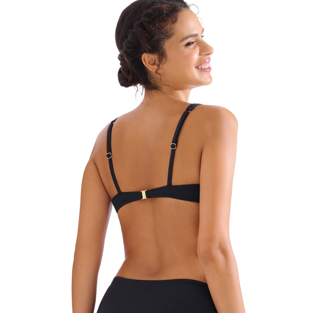 Haut maillot de bain armaturé PALMA noir, LISCA