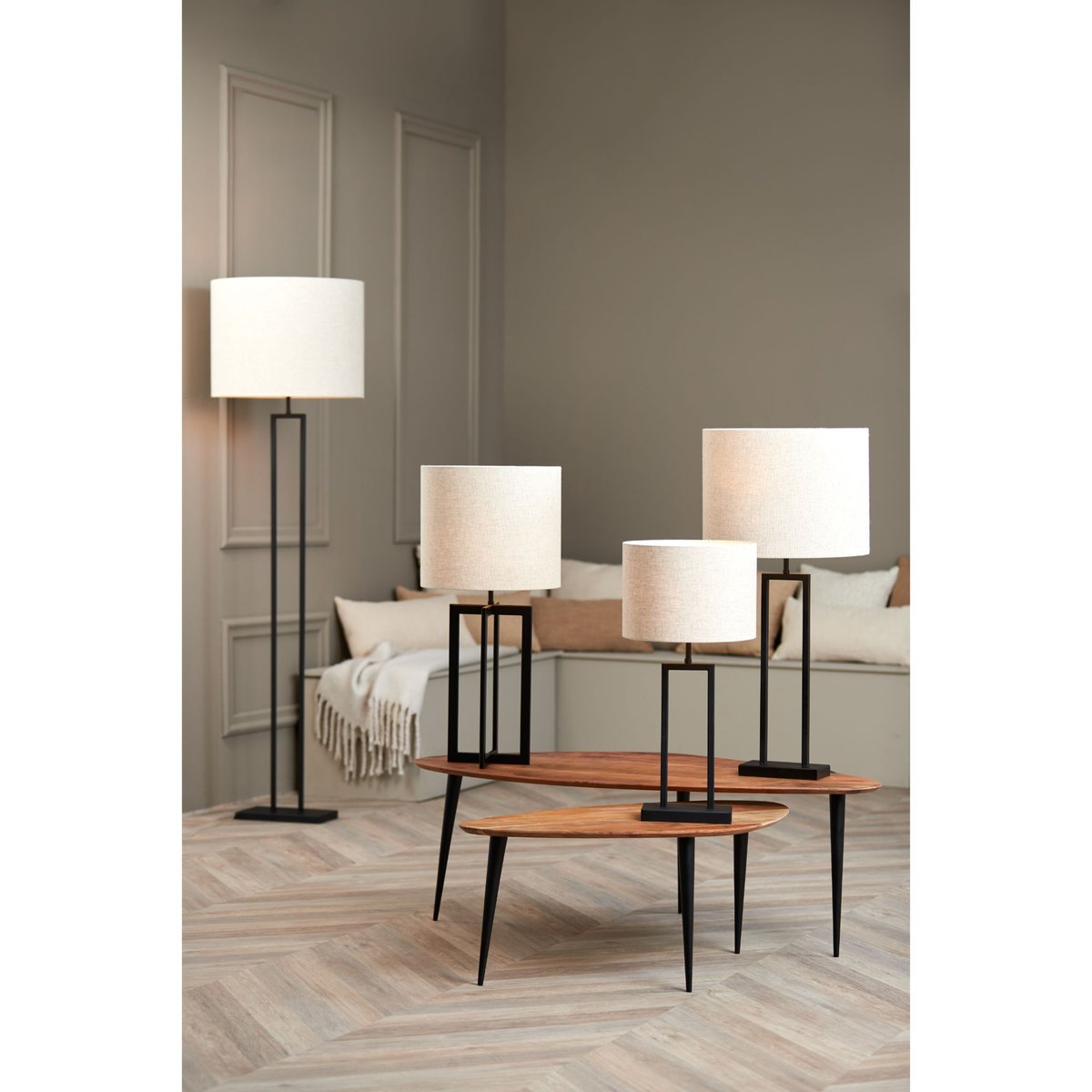 Abat-jour - Xl naturel, LIGHT & LIVING
