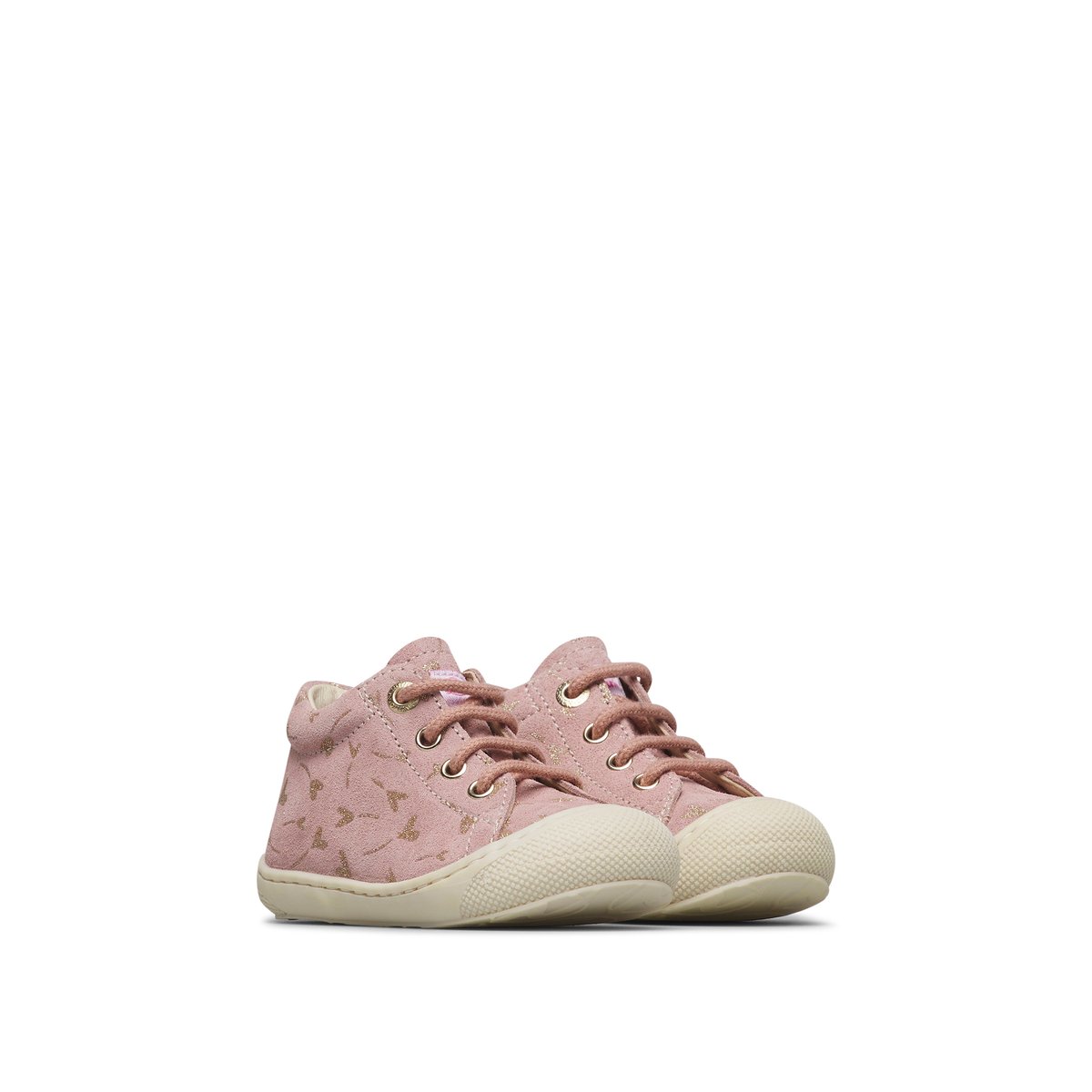 Chaussures premiers pas en suède COCOON rose-, NATURINO