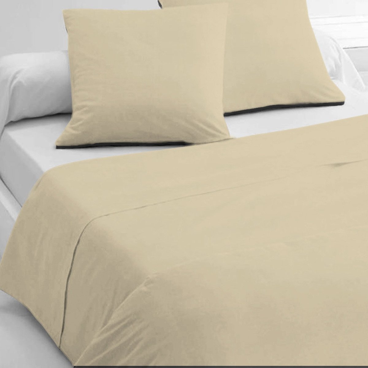 Draps plat en coton uni, NEOL lin, C DESIGN HOME TEXTILE
