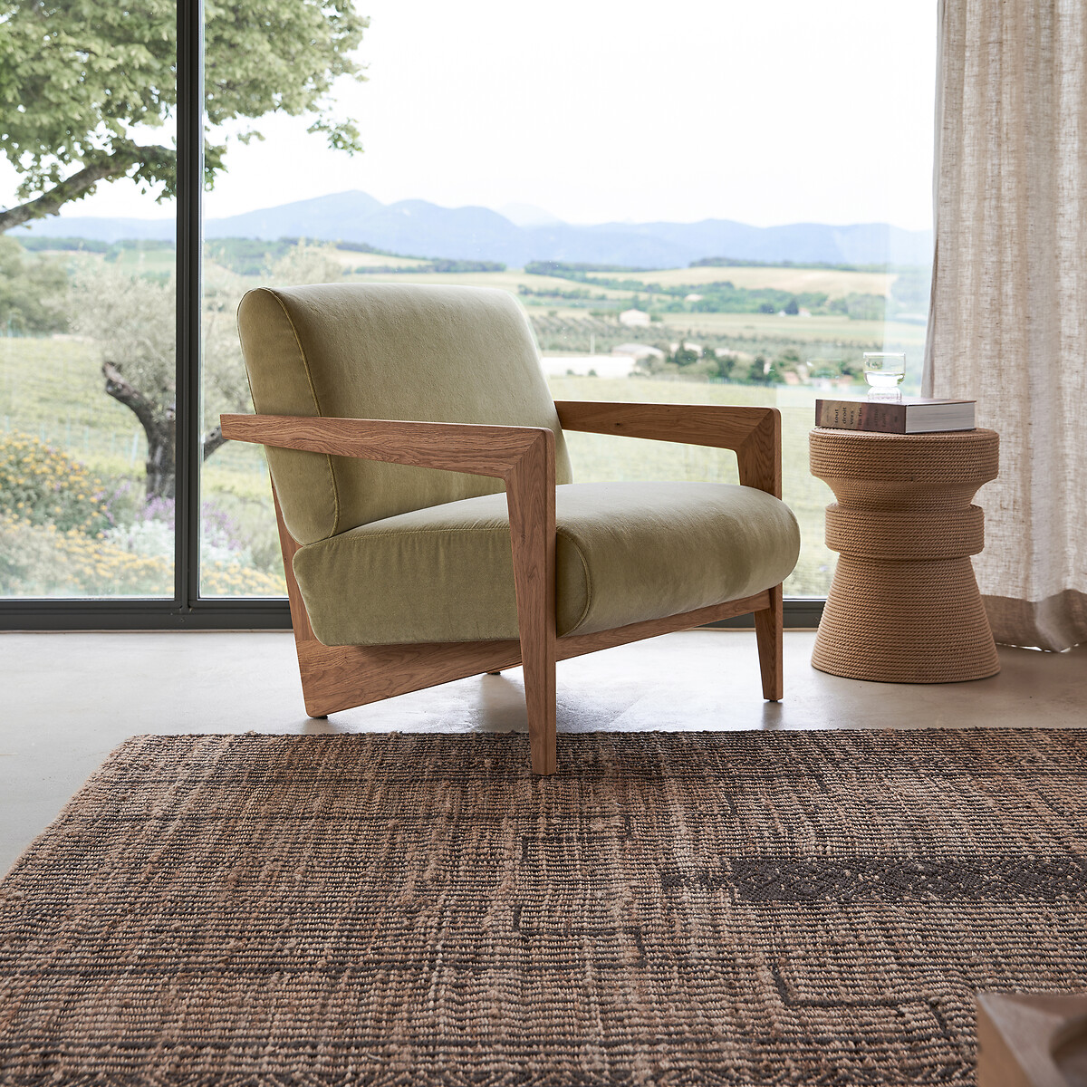 Jutiss Jute & Cotton Mat Rug natural, AM.PM