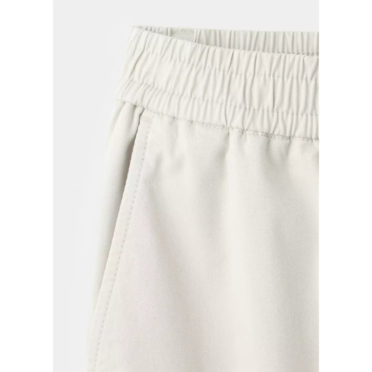 Pantalon droit cargo gris clair/pastel, MANGO TEEN