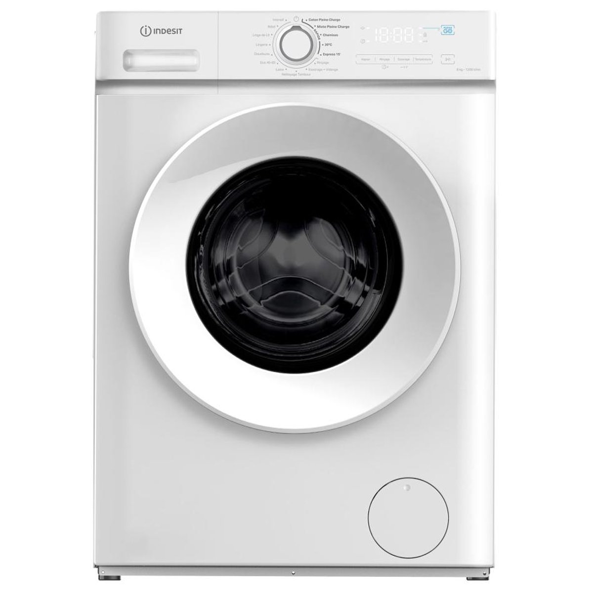 Lave linge frontal IMA862MYTIMEFR blanc, INDESIT