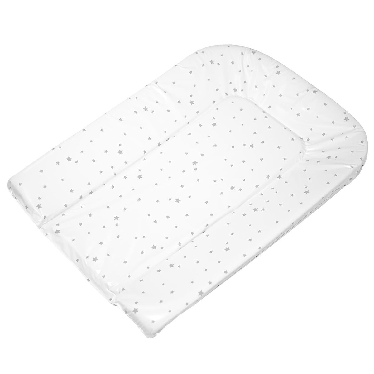 Matelas à langer luxe petites étoiles STELLA blanc, SEVIRA KIDS