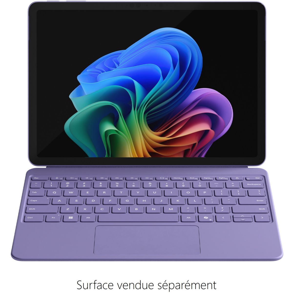 Clavier Surface Pro 12'' Violet couleur unique, MICROSOFT