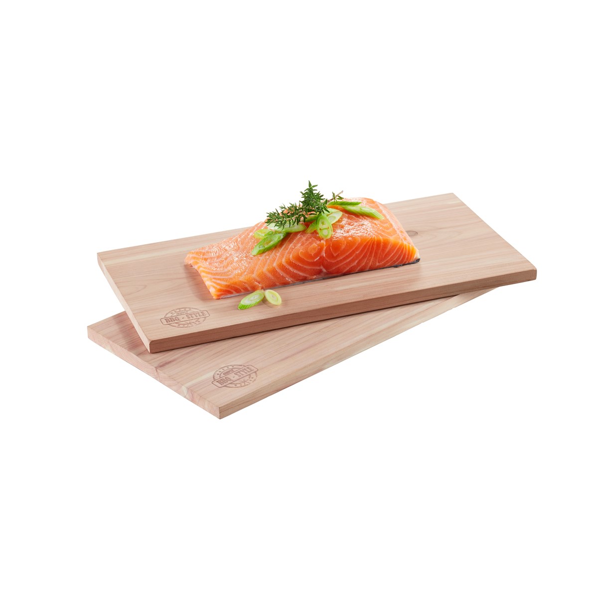 Set de 2 planches en cèdre pour barbecue BBQ marron, GEFU
