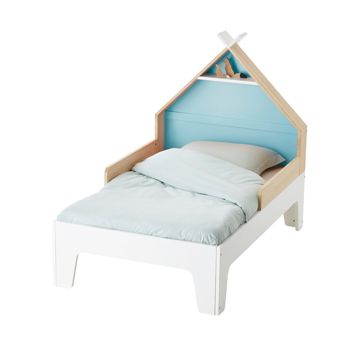Lit évolutif enfant LIGNE TIPILI rose/bleu, VERTBAUDET
