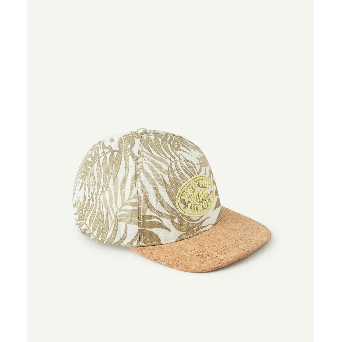 Cap green print, TAPE A L'OEIL