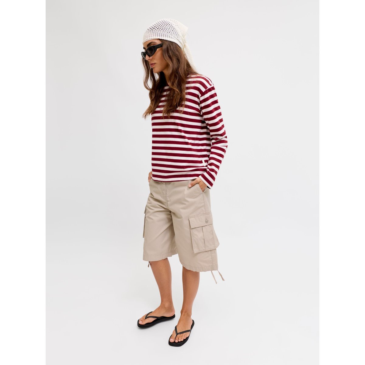 Short marron - string 1, JJXX