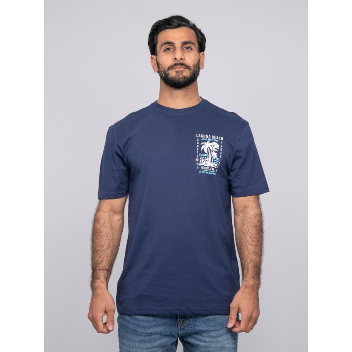 T-shirt Manches Courtes Oversize Nurbolo bleu, RITCHIE