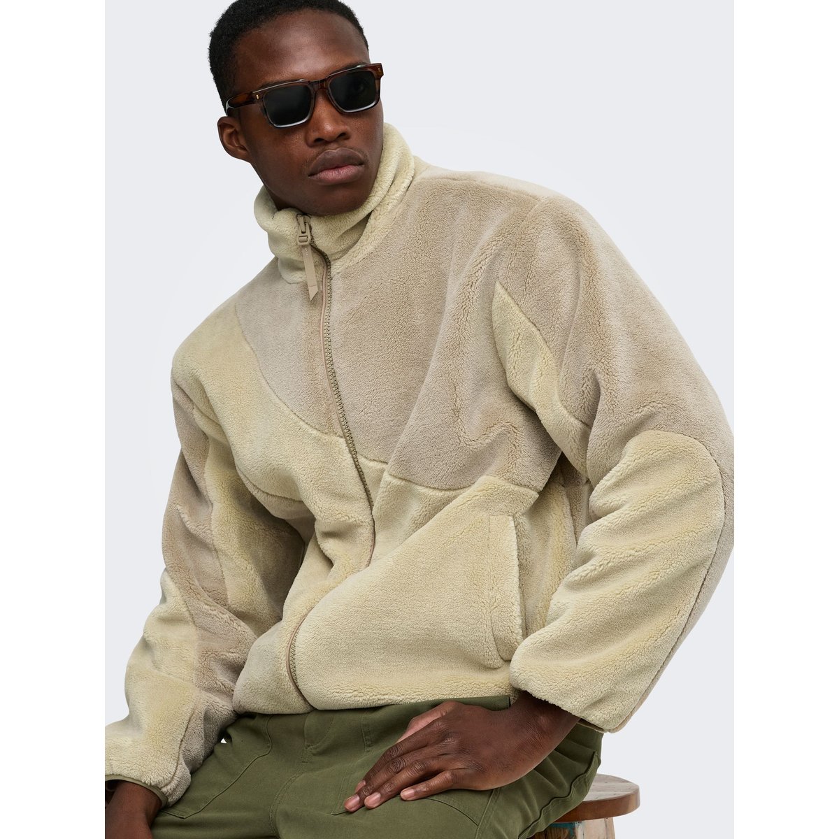 Gilet En Polaire chinchilla 1, ONLY & SONS