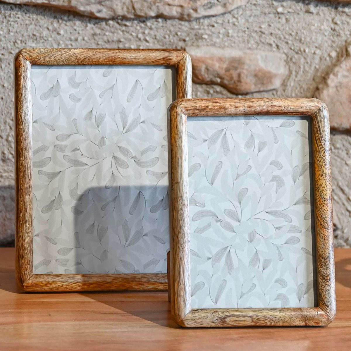 Cadre photo à poser en bois d'acacia 13x18cm bois, WADIGA