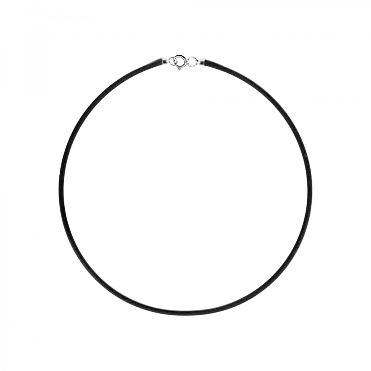 Collier en cuir CLASSIC noir, BLUESPIRIT