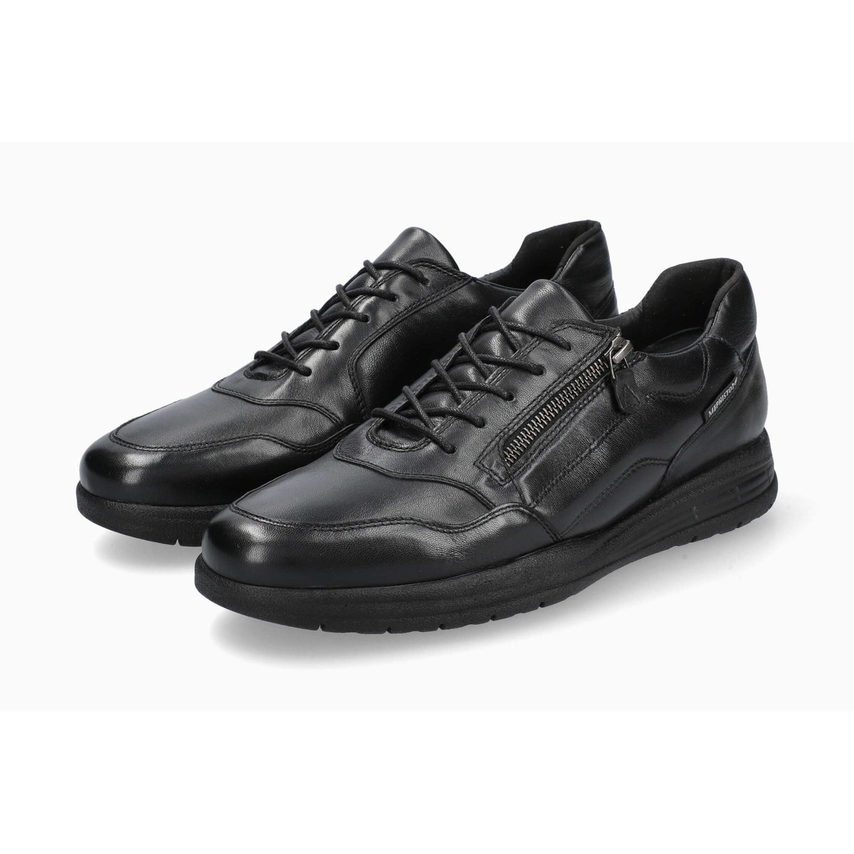 Derbies en cuir ILKAR noir 5143, MEPHISTO