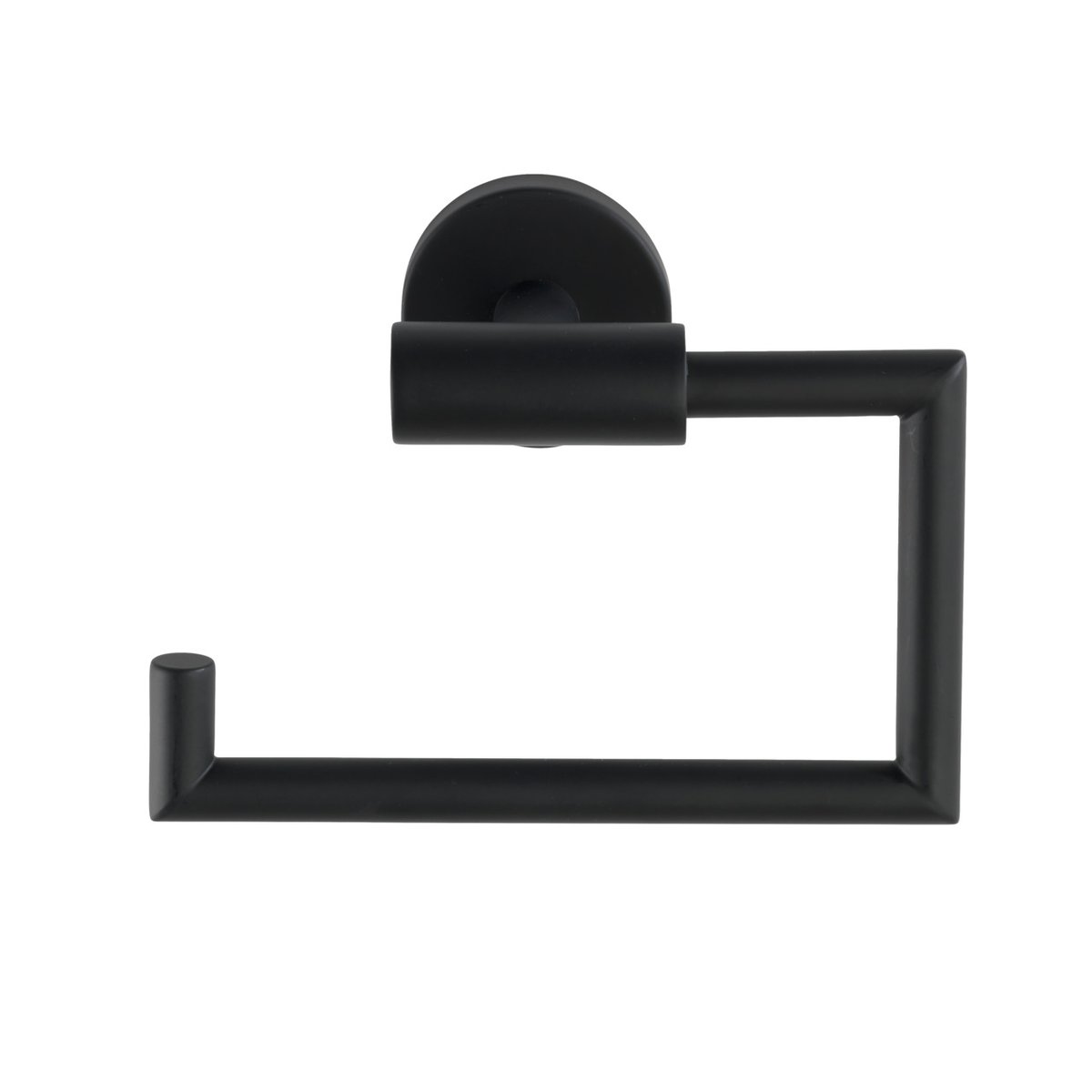 Dérouleur de papier toilette BOSIO noir, WENKO