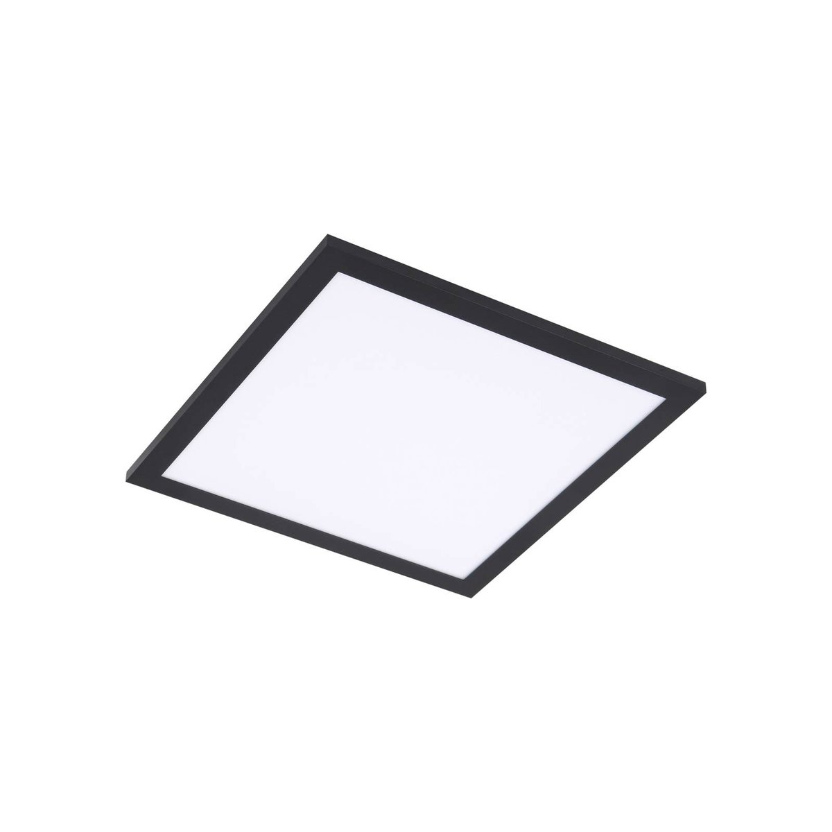 Plafonnier moderneLED, Enhife noir, LINDBY