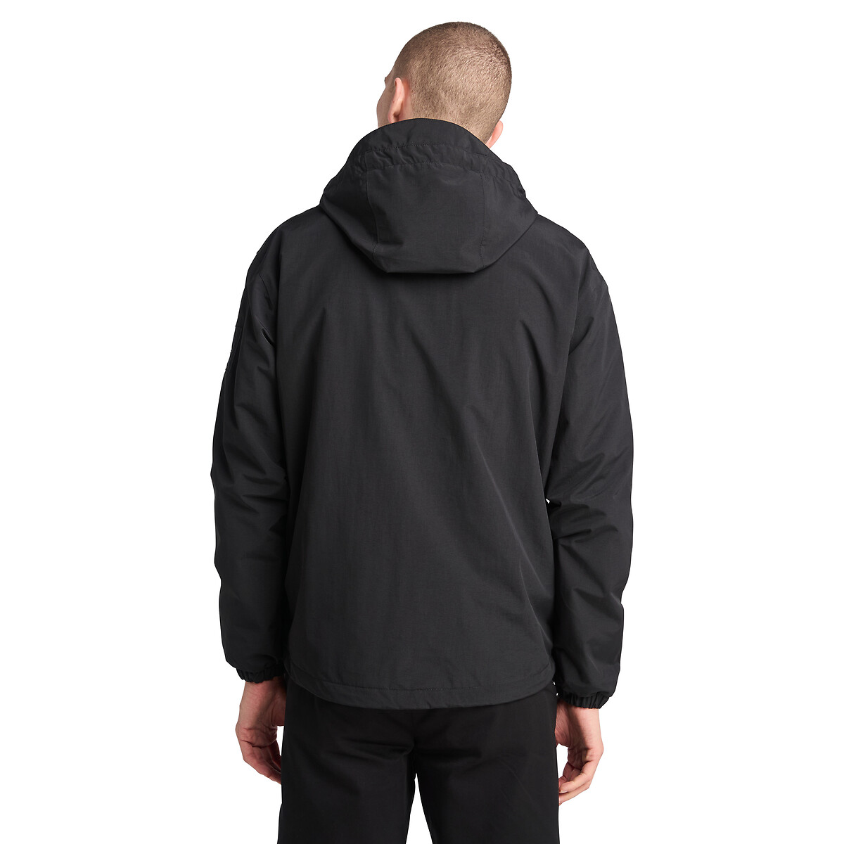Corta-vento com capuz preto , TIMBERLAND