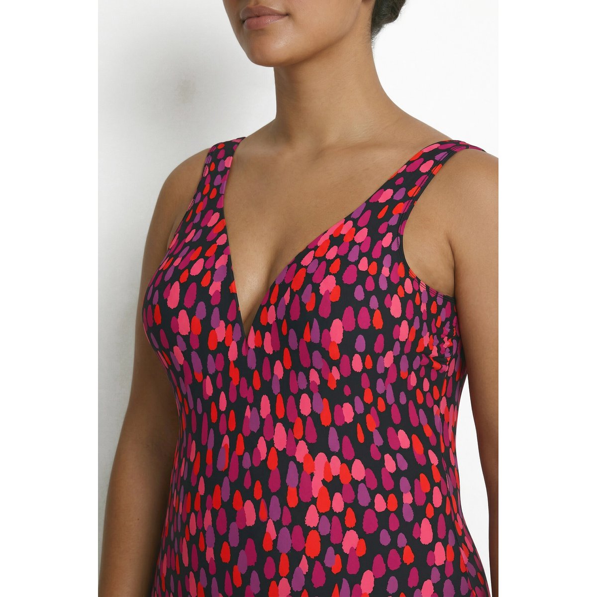 Maillot de bain avec bonnets souples orchidée, ULLA POPKEN