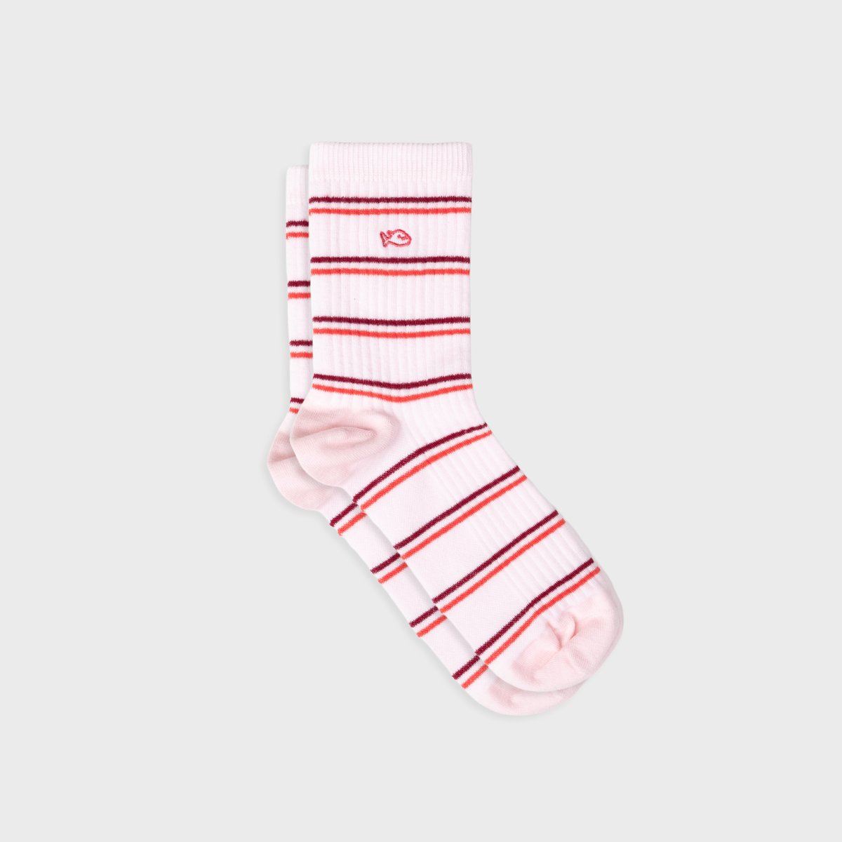 Chaussettes en coton peigné RAYEES rose, BILLYBELT