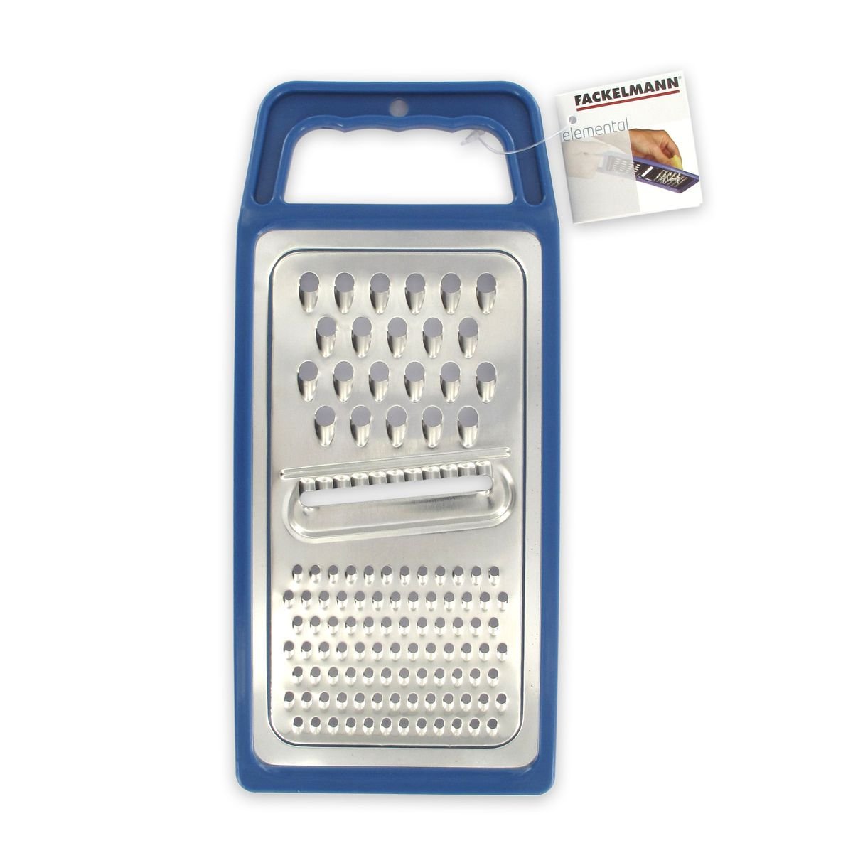 Set de 2 râpes à légumes en acier inoxydable ELEMENTAL bleu|gris, FACKELMANN