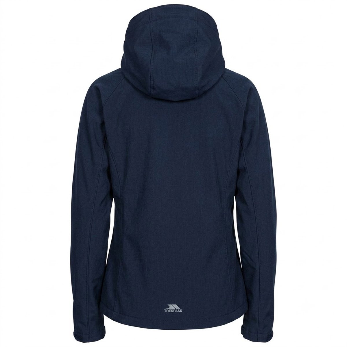 Veste softshell à capuche motif/style détail contrasté ELLISON bleu marine, TRESPASS