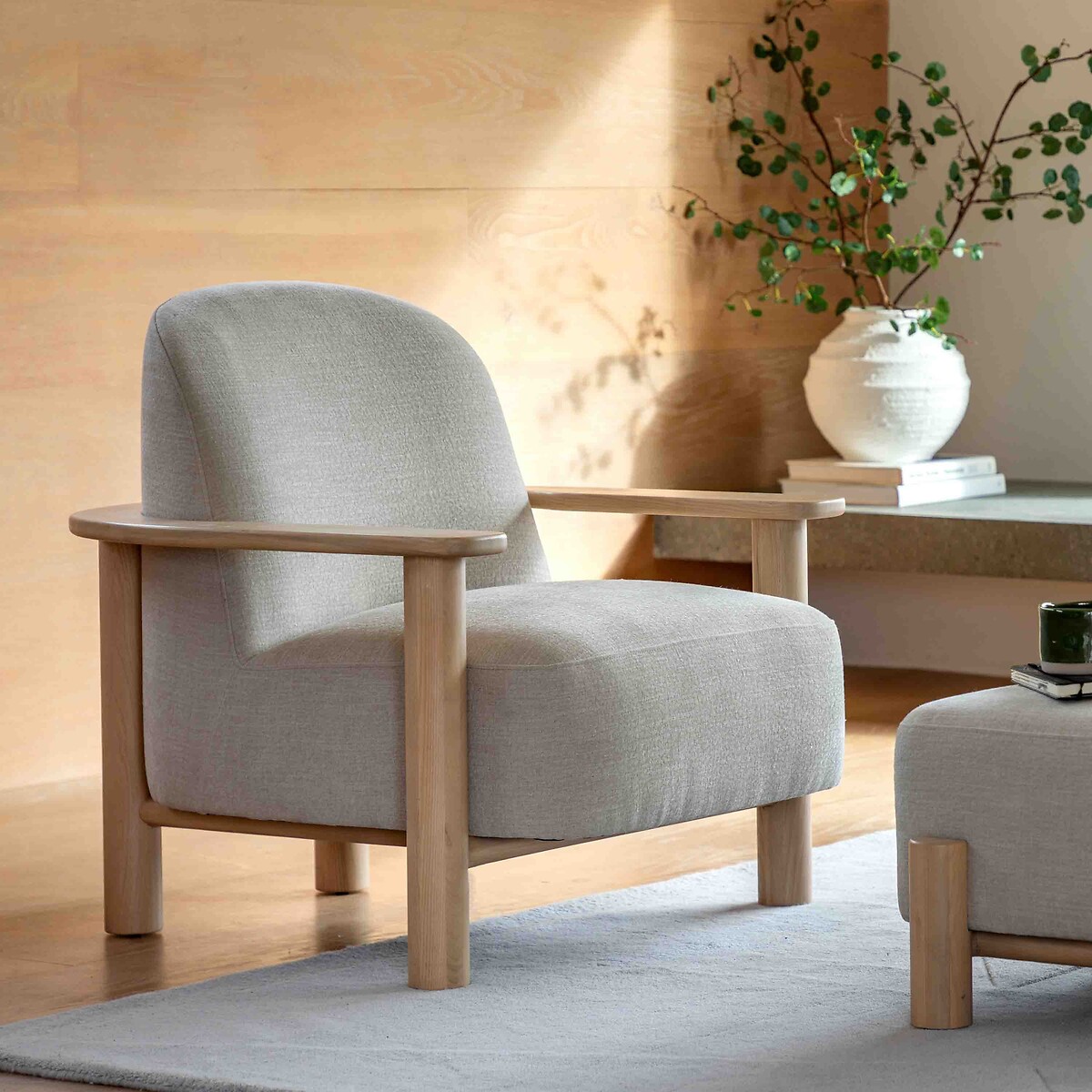 Huxley Velvet Chenille Armchair dusty, ÉDITÉ