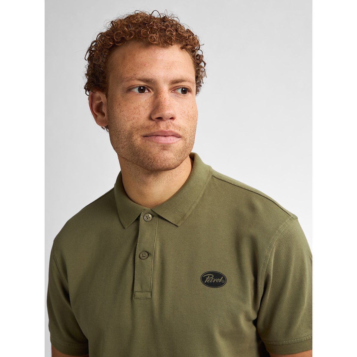 Polo classique vert dusty army, PETROL INDUSTRIES