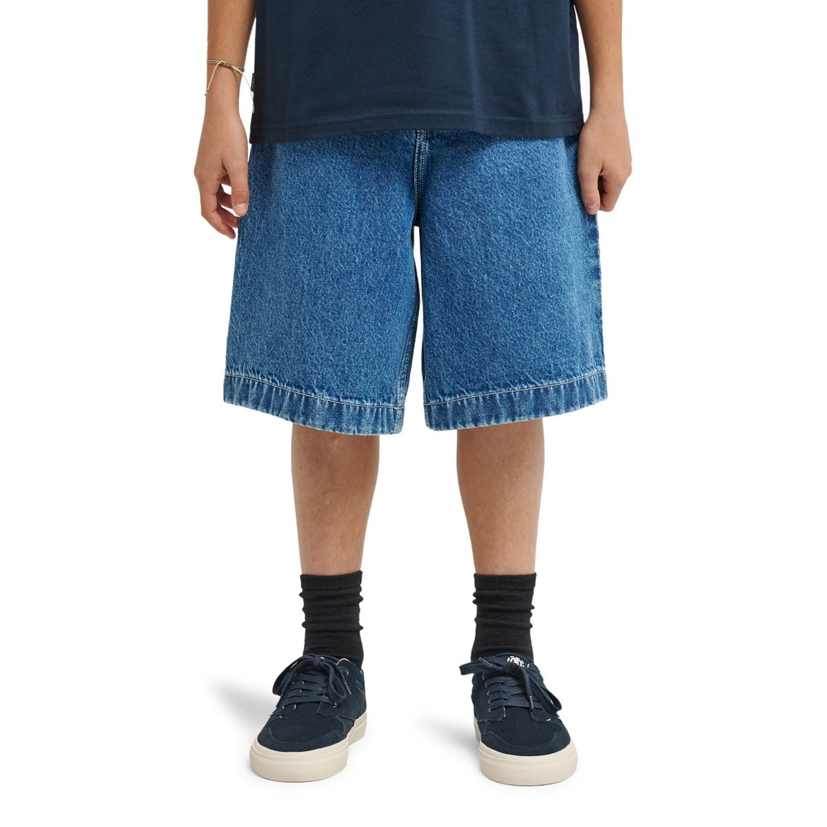 Short en denim BIG 5 bleu mid used, ELEMENT