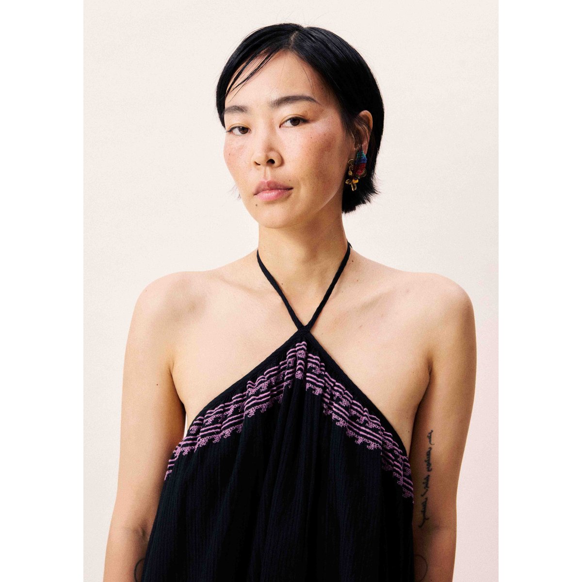 Robe DANAE noir, FRNCH