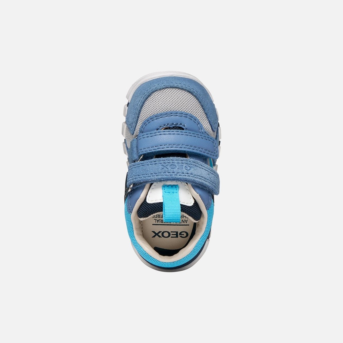 Premiers Pas B IUPIDOO bleu ciel foncé/gris clair, GEOX