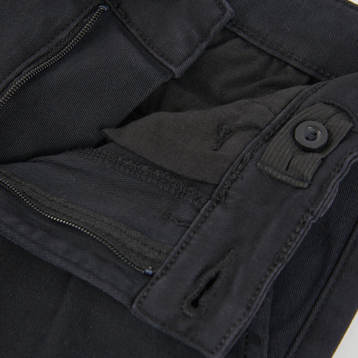 Pantalon garçon élastique noir, BOBOLI