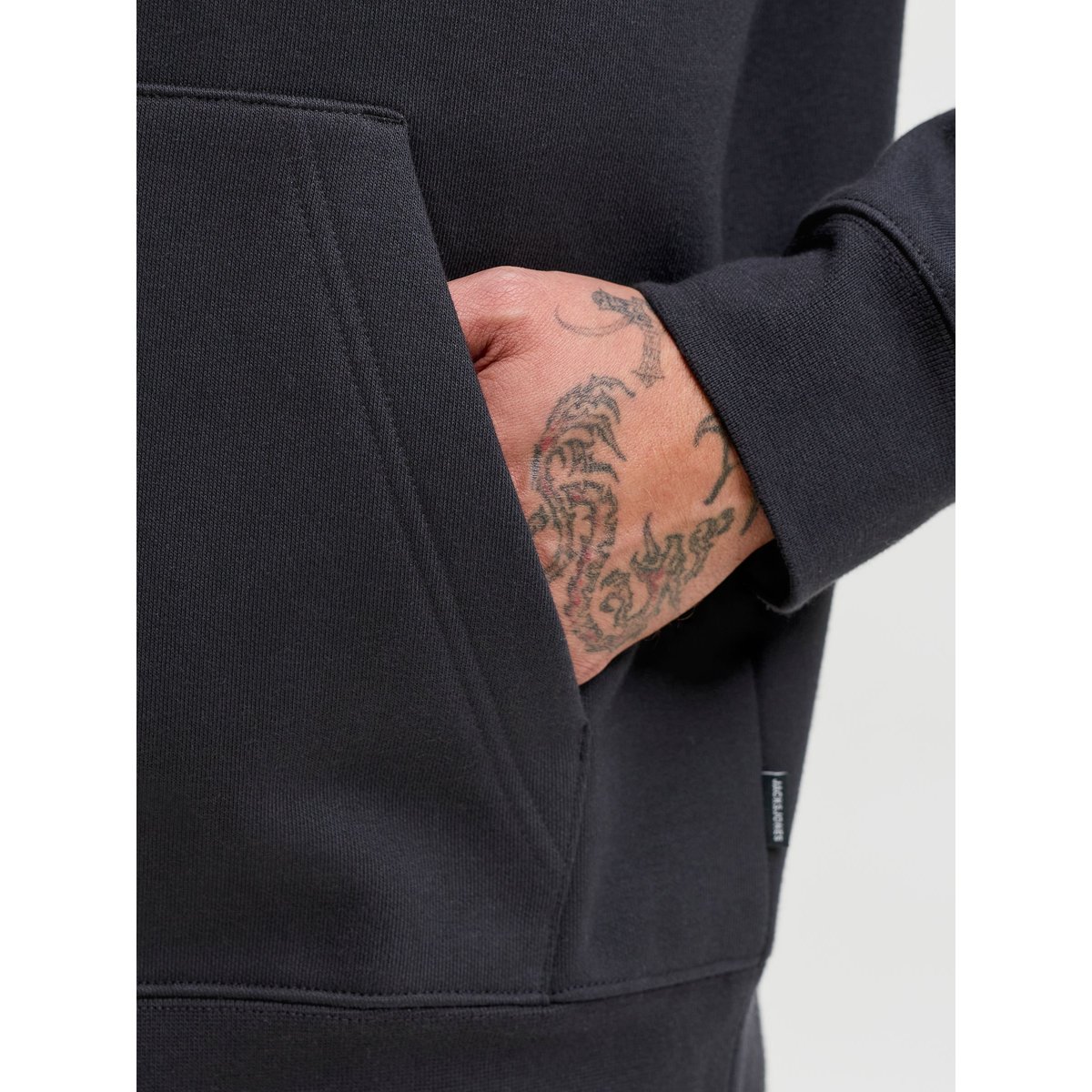 Sweat À Capuche black 1, JACK & JONES