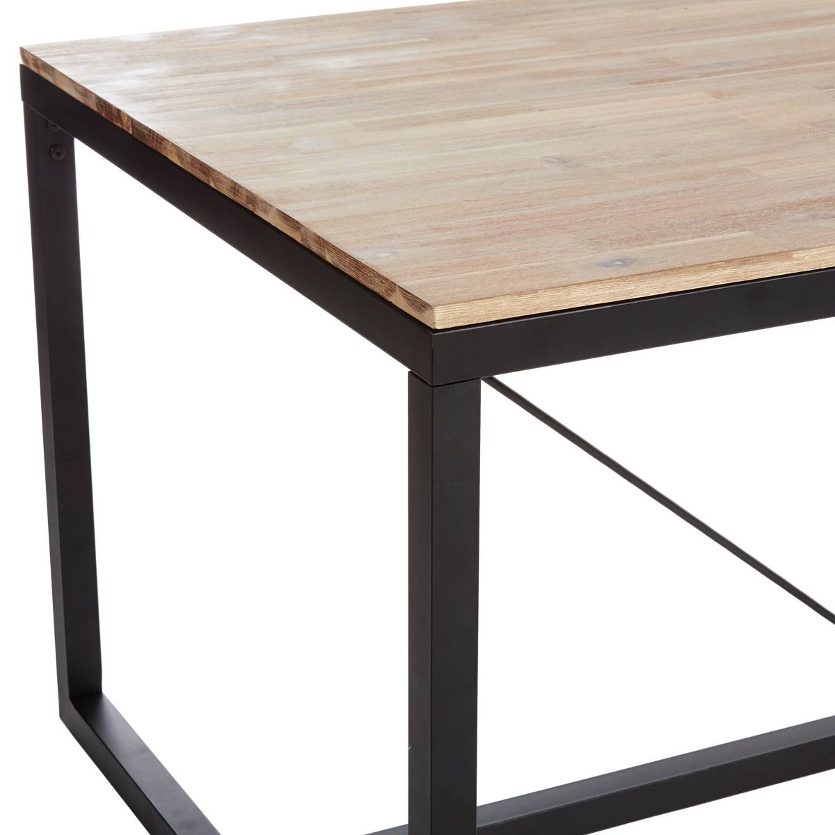Table à manger 6/8 personnes bois d'acacia EDENA marron, ATMOSPHERA
