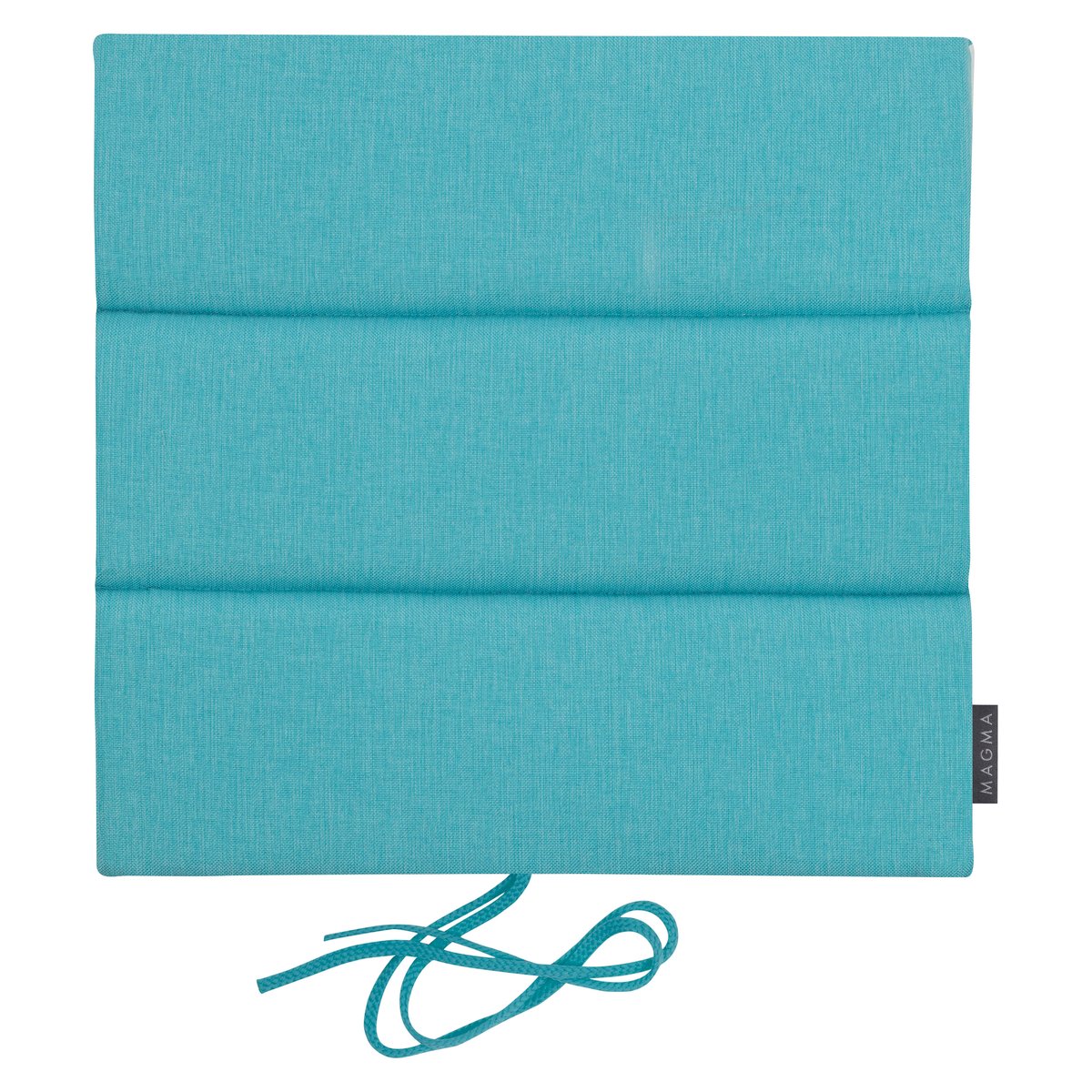 Galettes de chaises extérieur à nouettes CAPRI Lot de 4 turquoise, MAGMA HEIMTEX