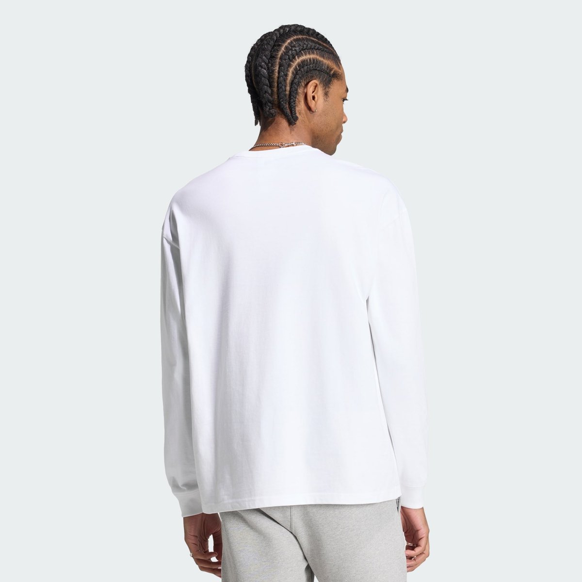 T-Shirt Manches Longues Trèfle Essentials T-Shirt Manches Longues Trèfle Essentials white, adidas Originals