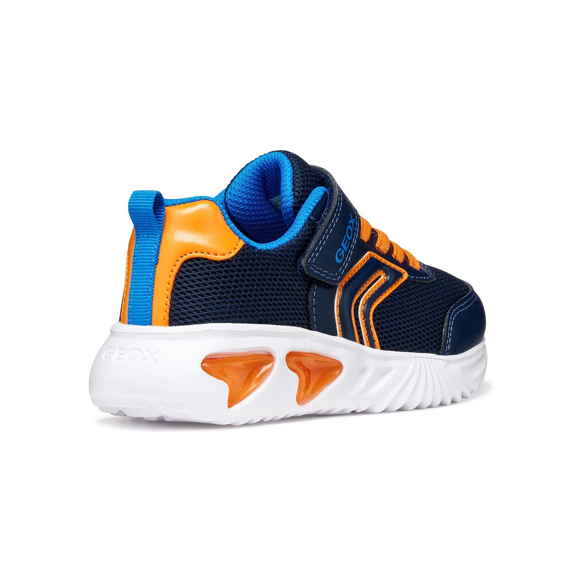 Baskets À Led  J ASSISTER bleu marine/orange, GEOX