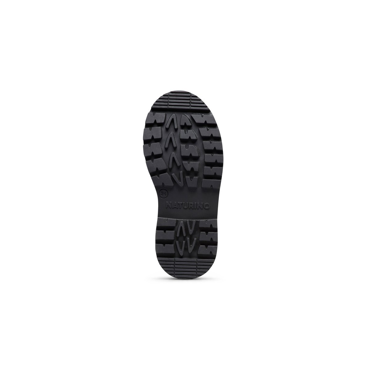 Chaussures premiers pas en cuir MAKKI ZIP noir-, NATURINO