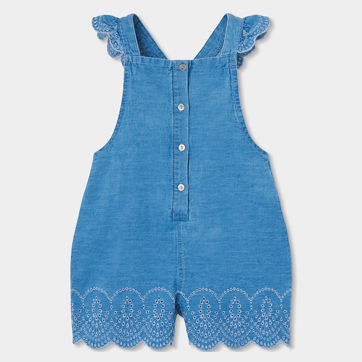 Salopette fille denim bleu, BOBOLI
