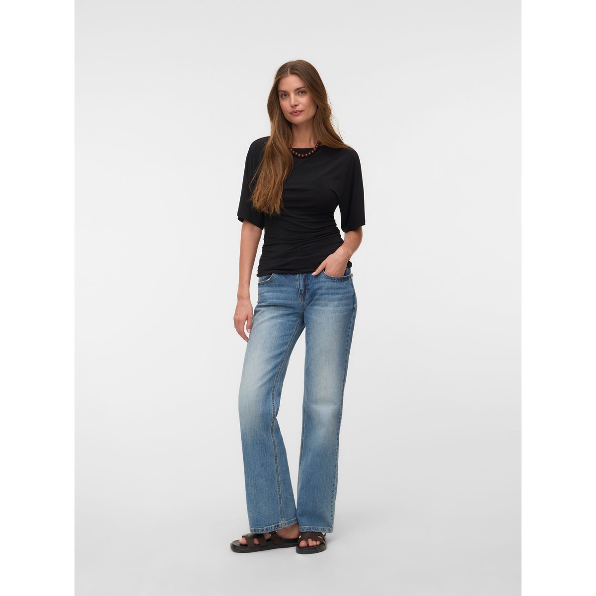 Top noire - black, VERO MODA
