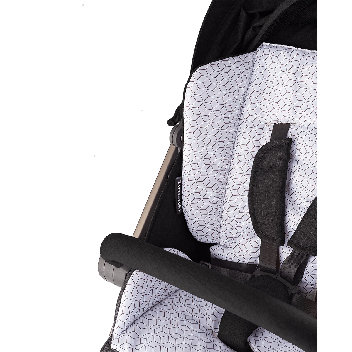 Saco para carrinho de passeio Twistshake Tour preto , TWISTSHAKE