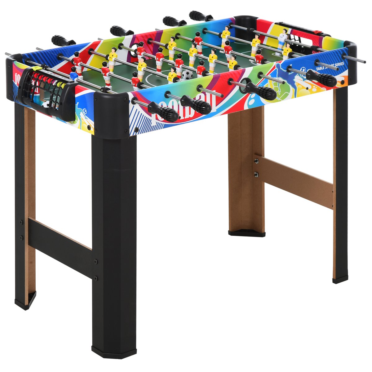 Mini Table Football MDF Multicolore multicolore, HOMCOM