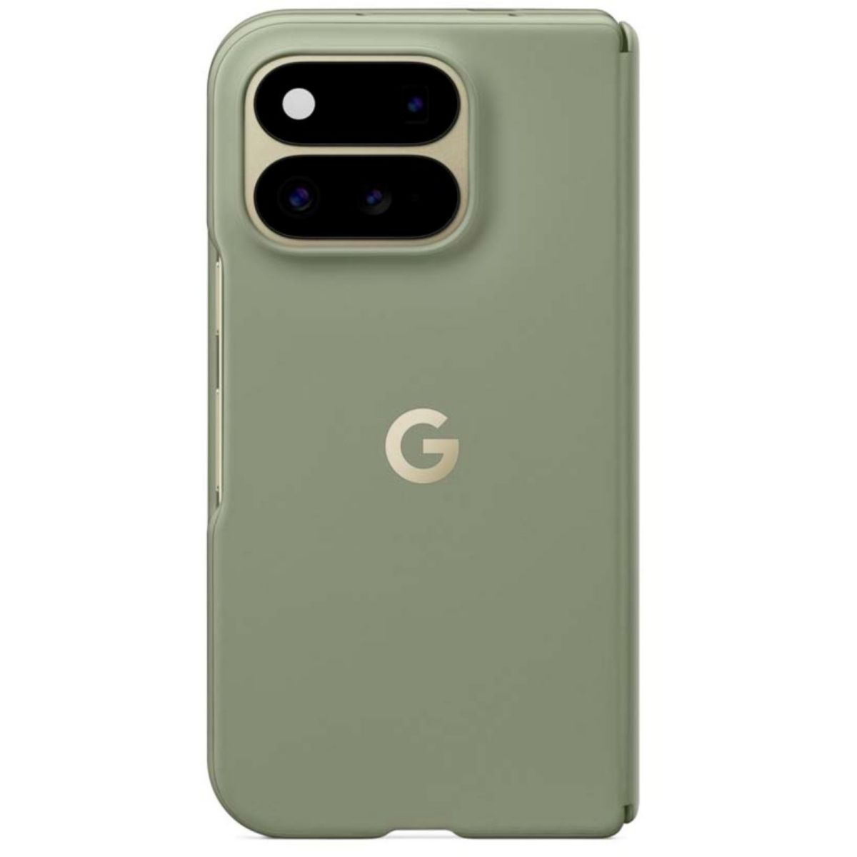 Coque Pixel 11 Pro Fold Olive couleur unique, GOOGLE